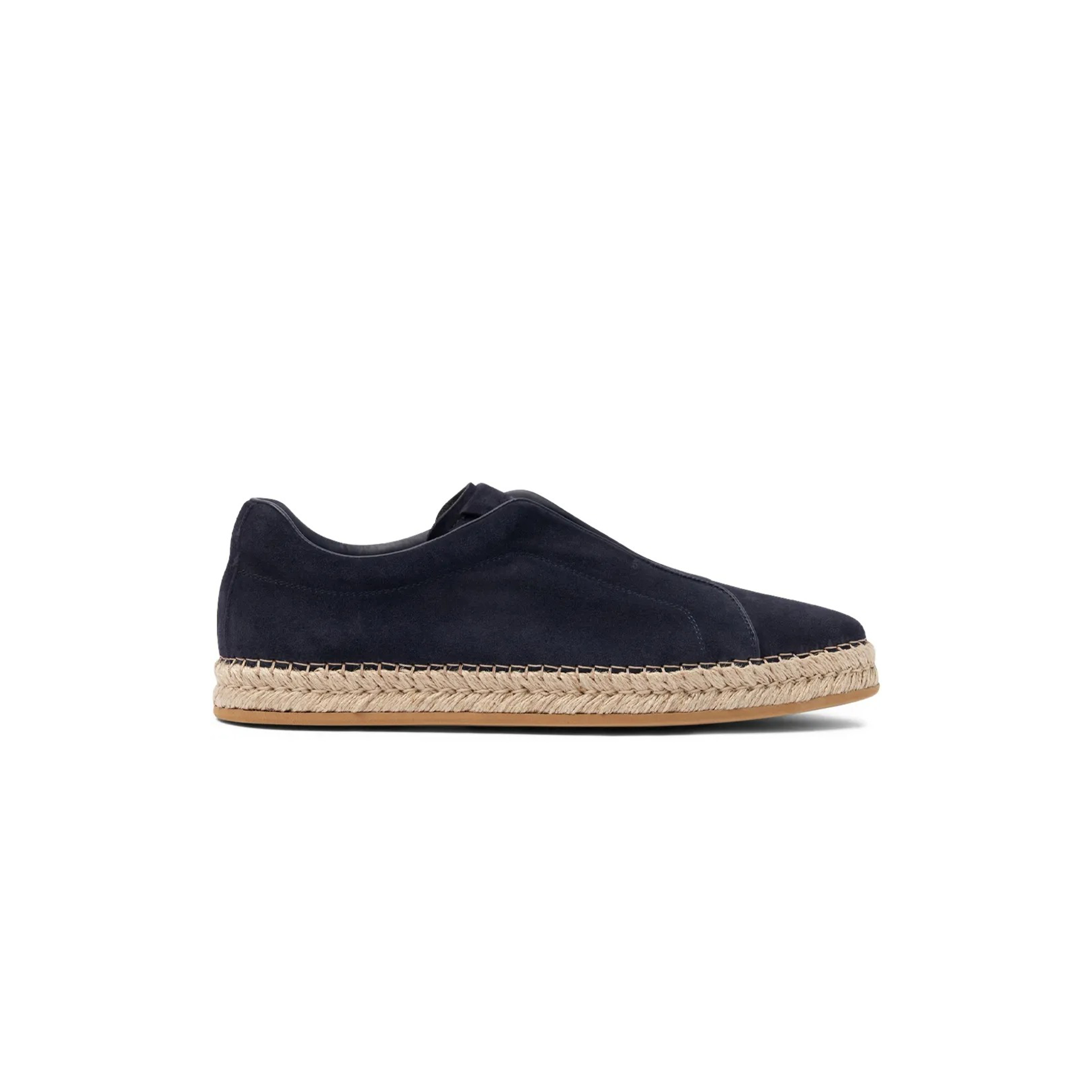ZEGNA SCAROSSO SUEDE ESPADRILLES 